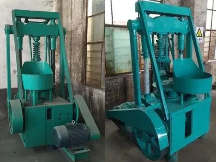 honeycomb coal briquette press machine with single inlet